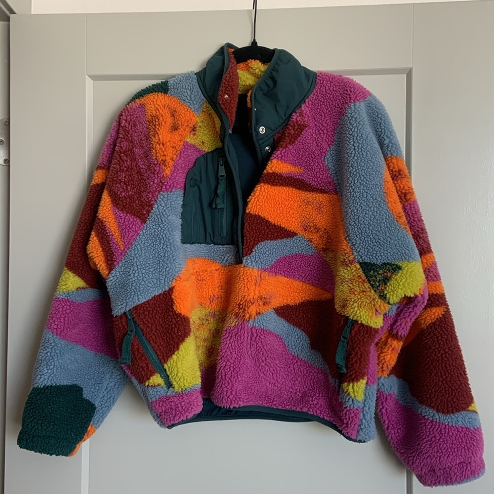 Free People Hit The Slopes Printed Pullover
